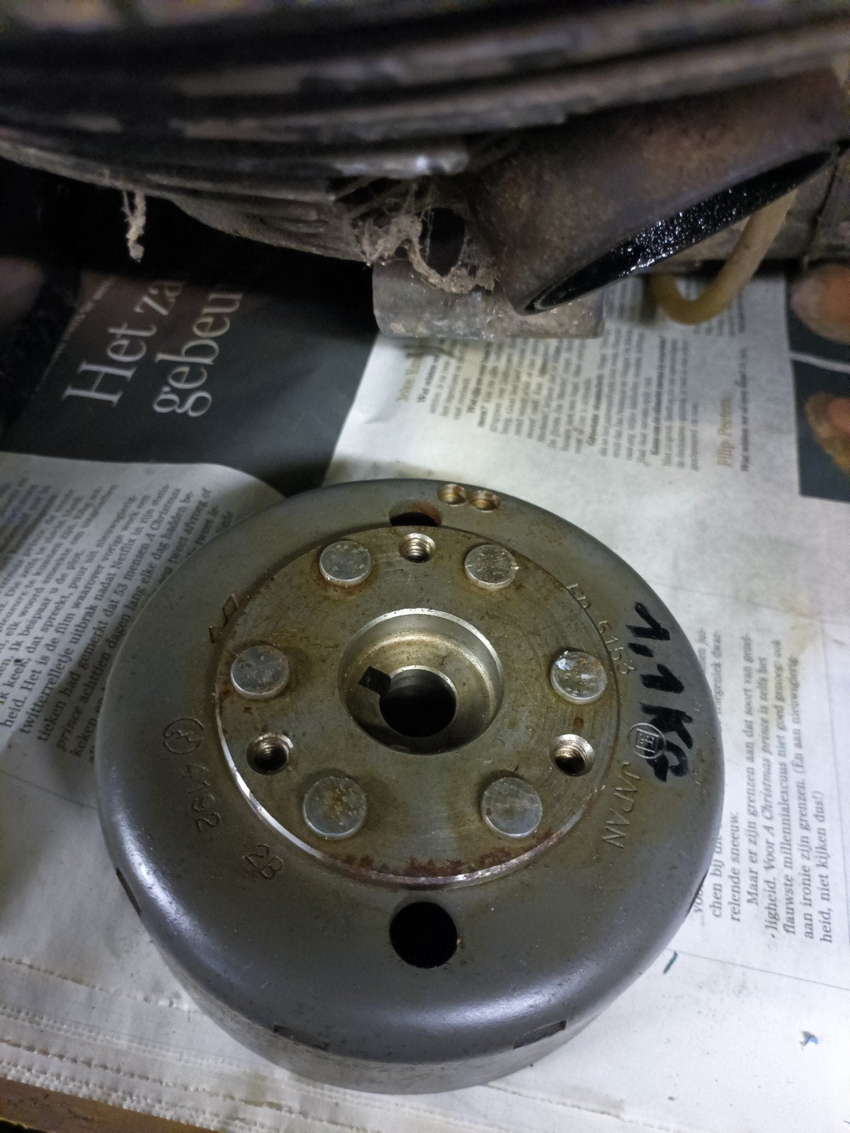 Volant moteur Suzuki PE 175, Enlèvement, Suzuki
