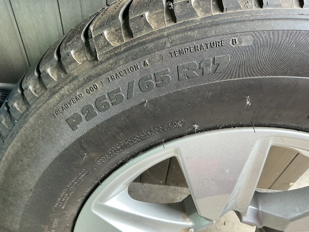 Gezocht Michelinband P265/65 R17  110 S, Auto-onderdelen, Gebruikt, 265 mm, 17 inch, Ophalen of Verzenden
