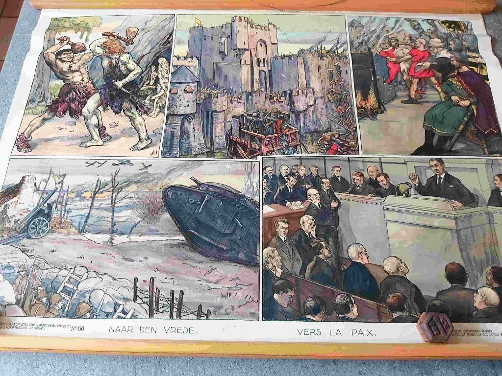 Oorlog Guerre Vrede Paix 1914 1918 Armée Leger België Koning, Collections, Enlèvement ou Envoi, Armée de terre, Photo ou Poster