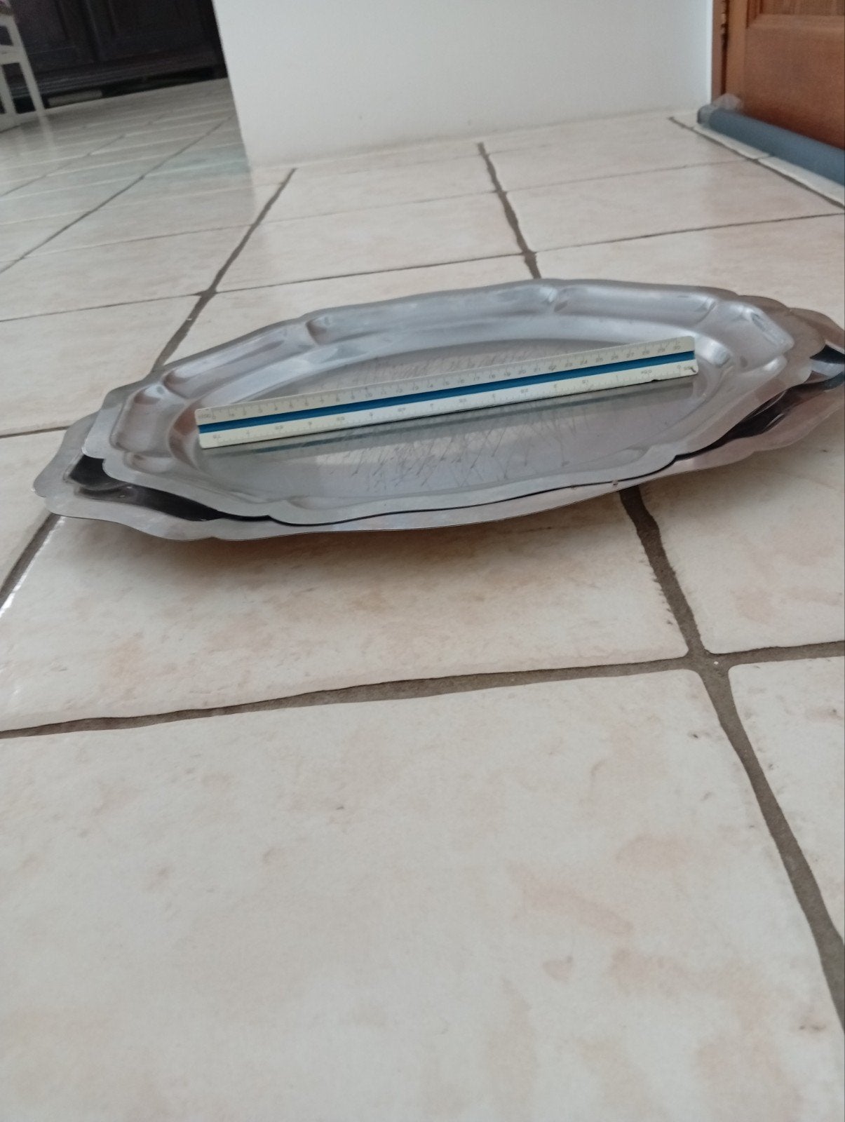 Plat deux pieces, Enlèvement
