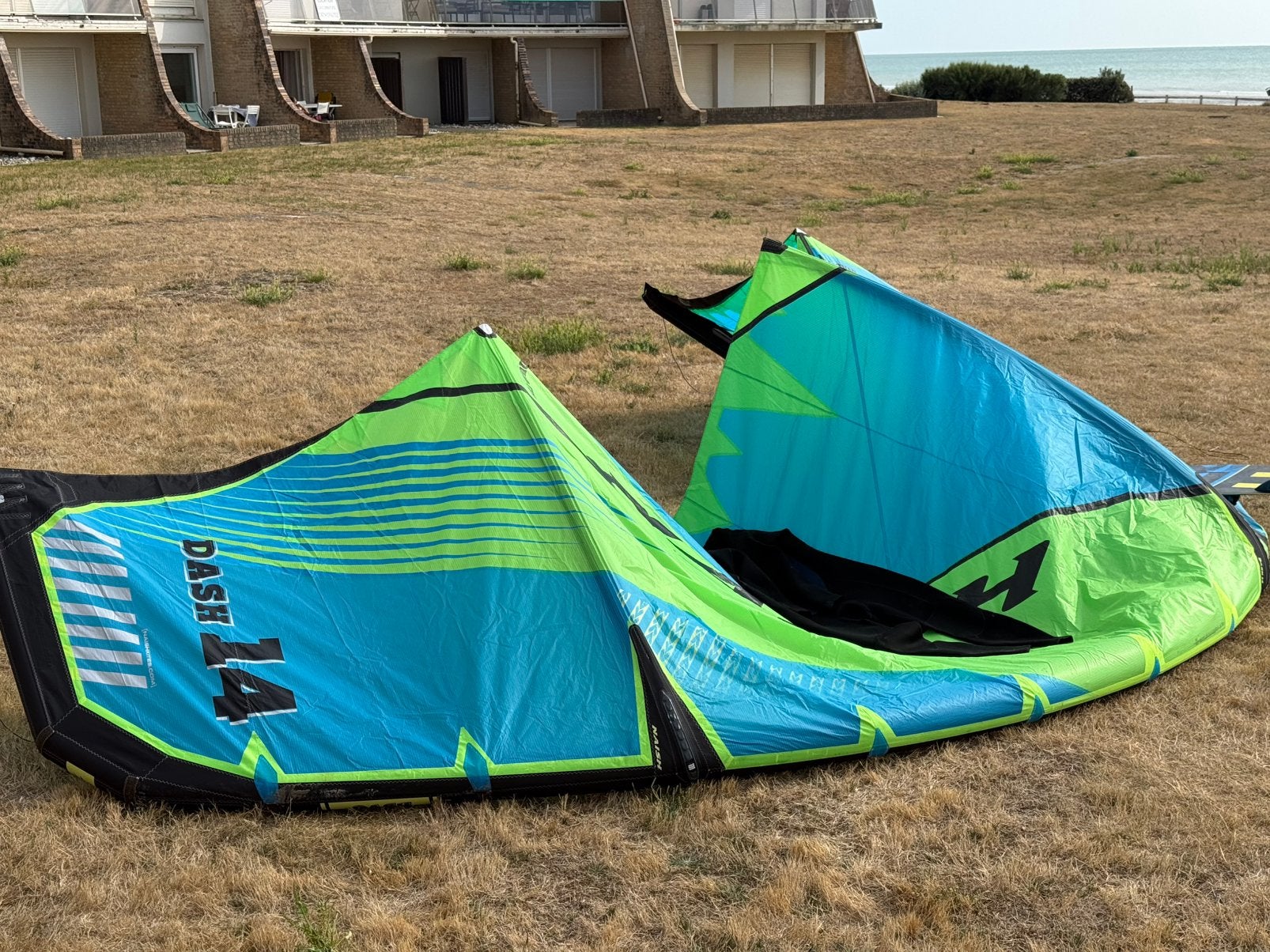 Naïsh Kite Dash 14m 2018, Sports nautiques & Bateaux, Kitesurf, Enlèvement ou Envoi, Comme neuf, 14 m², Kite