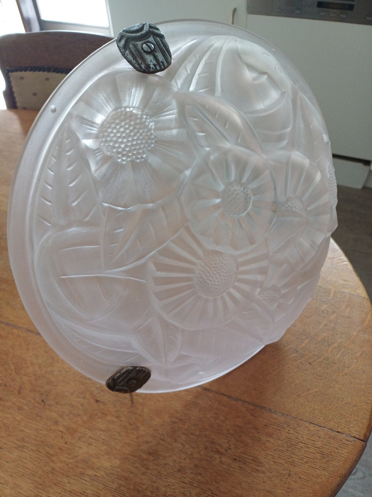 Art-Deco luchter DEGUÉ 1925/1930, Antiek en Kunst, Antiek | Verlichting, Ophalen
