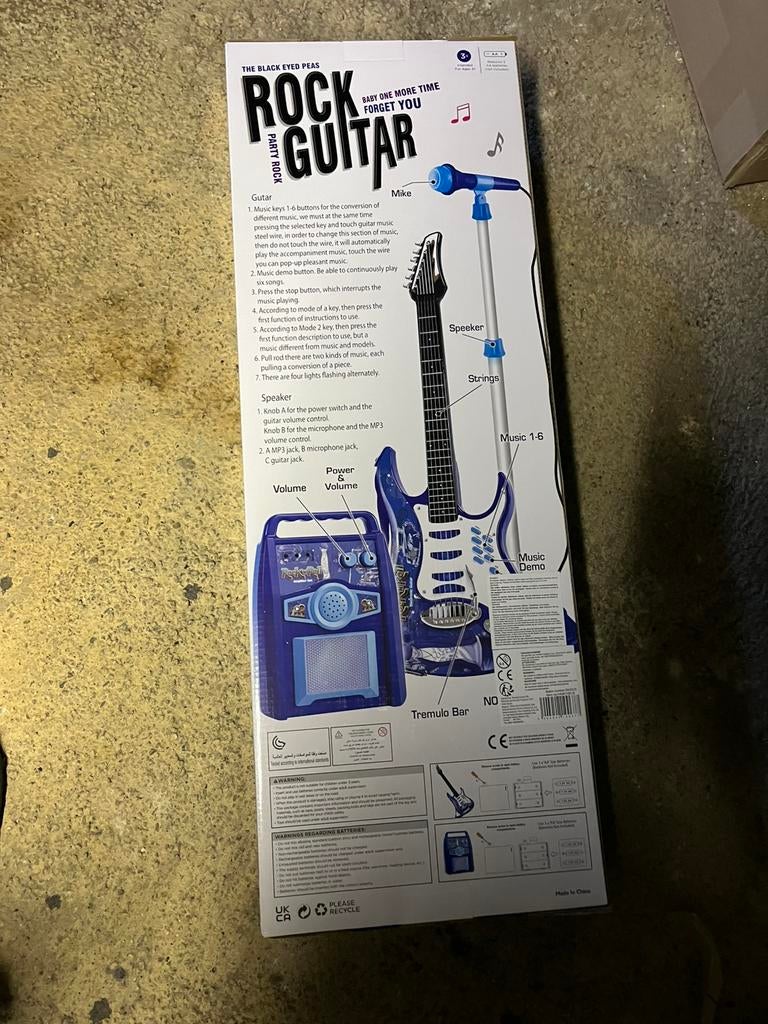 Nieuwe speelgoed gitaar, Enlèvement, Neuf, Découverte, Sonore