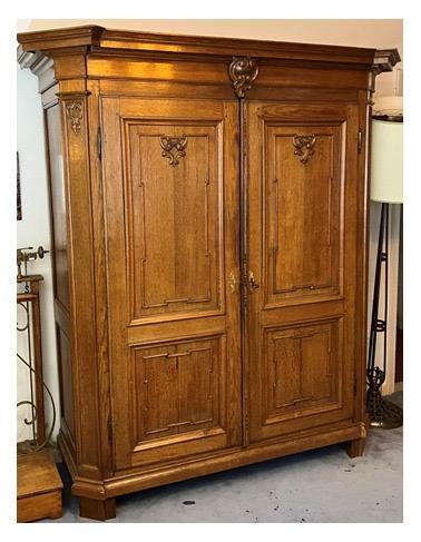 Belle armoire ancienne en chêne, Enlèvement