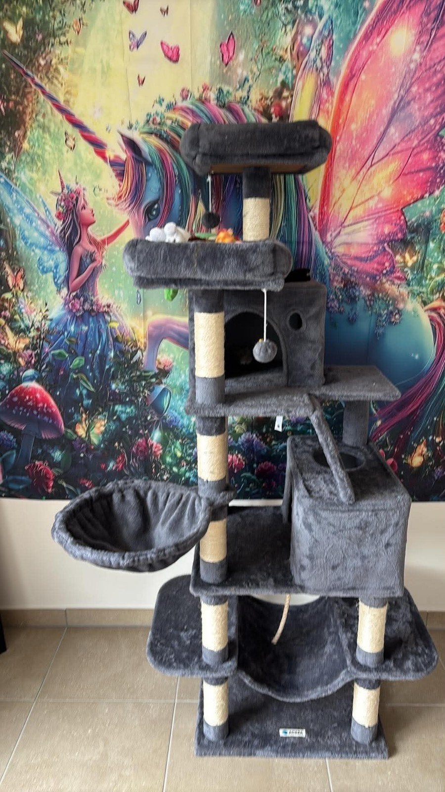 Splinternieuwe krabpaal te koop er is nieks er aan mag weg v, Animaux & Accessoires, Enlèvement, Griffoir