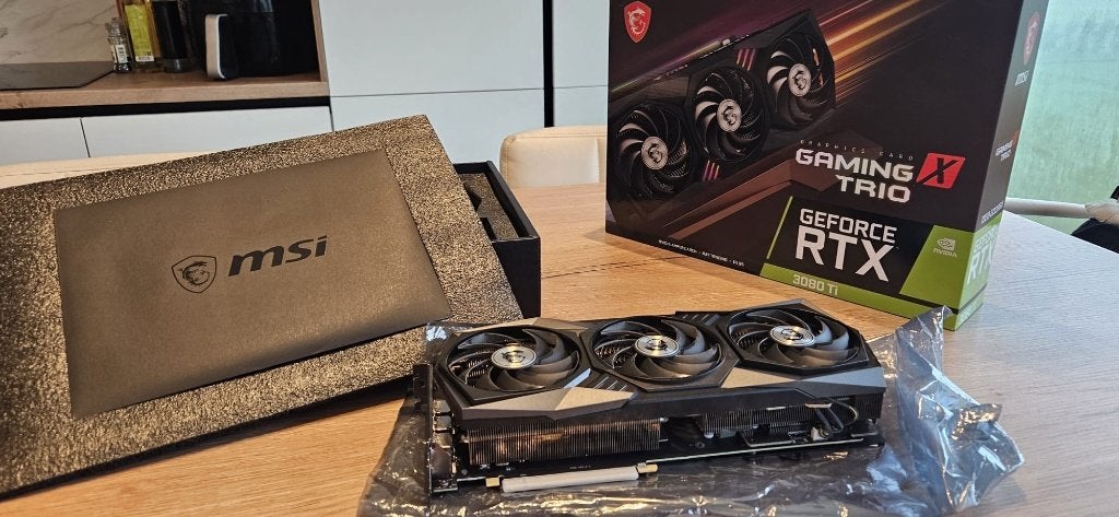MSI Nvidia RTX 3080Ti Gaming Trio X, Computers en Software, Videokaarten, Ophalen, Gebruikt, GDDR6, PCI-Express 4