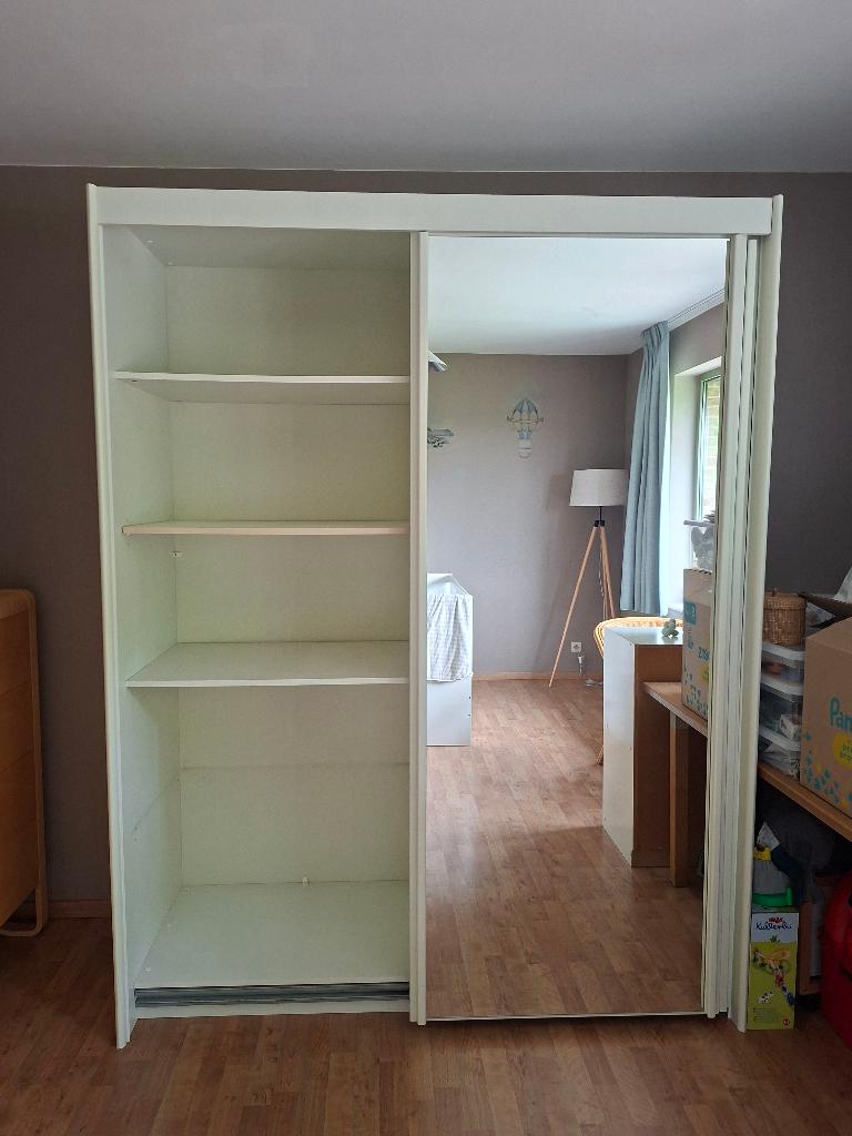 Armoire à porte miroir gratuite, Maison & Meubles, Avec tablette(s), 150 à 200 cm, Enlèvement, Utilisé