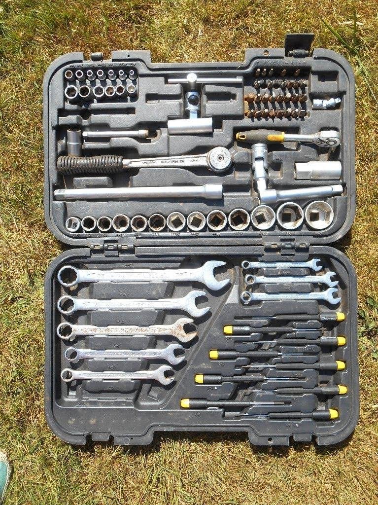 Top Craft Working Tool Box  (75 stuks), Ophalen of Verzenden, Gebruikt, Gereedschapsset