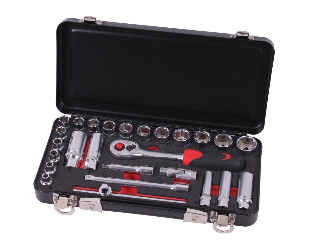 Doppendoos 3/8" 26 delig foam, Envoi