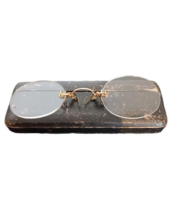 Lunettes de nez 14 carats., Antiquités & Art, Enlèvement ou Envoi
