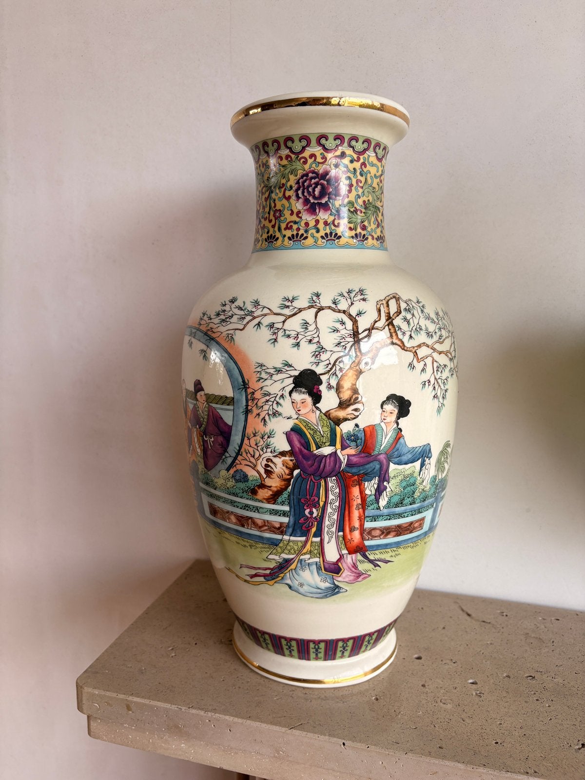 Chinese Vaas Porselein, Ophalen