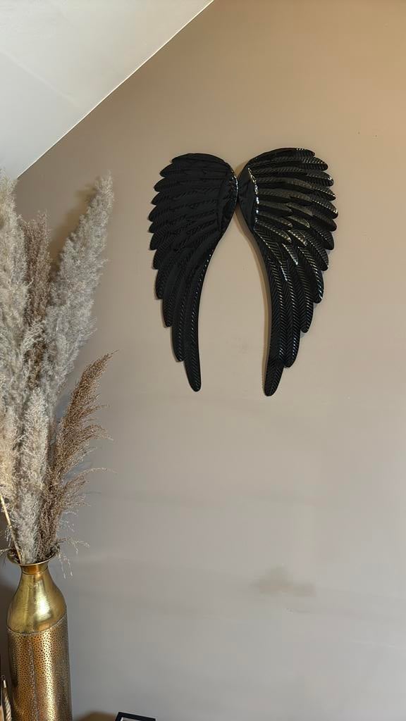 Ailes d’anges décoration murale, 55 cm, Métal, Objet de décoration, Moderne