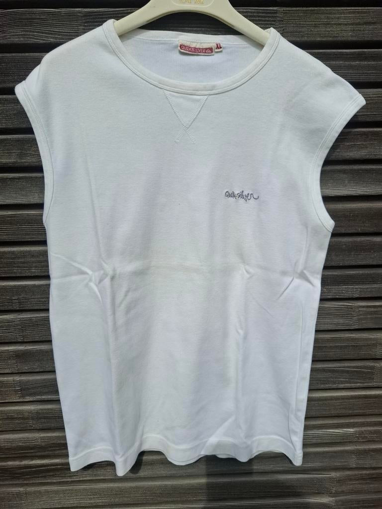 Quicksilver XL wit mouwloos t-shirt, Wit, Maat 56/58 (XL), Ophalen of Verzenden, Quicksilver