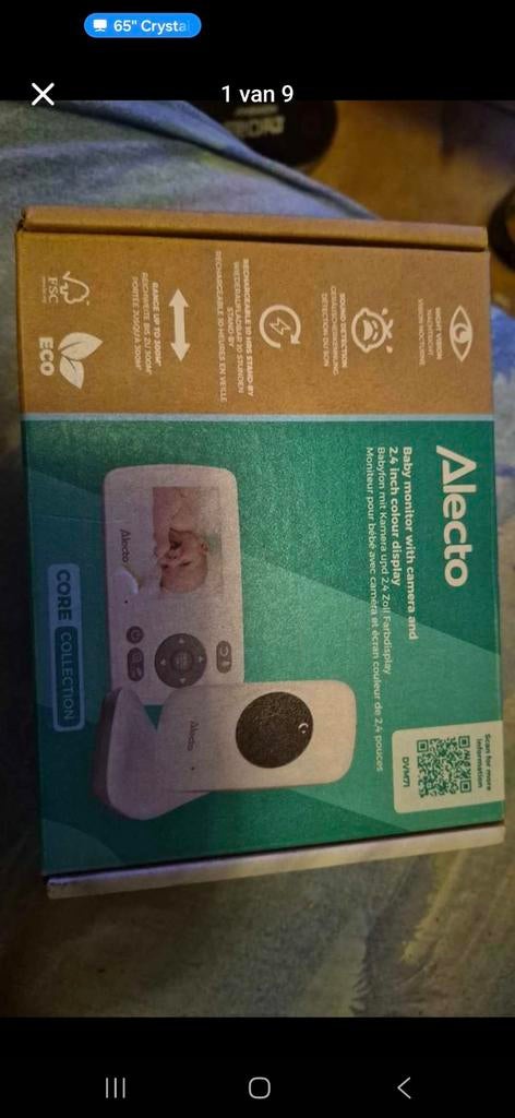 Moniteur pour bébé Alecto Baby DVM-64 avec caméra et écran d, Enfants & Bébés, Babyphones, Enlèvement ou Envoi, Neuf, 250 mètres ou plus