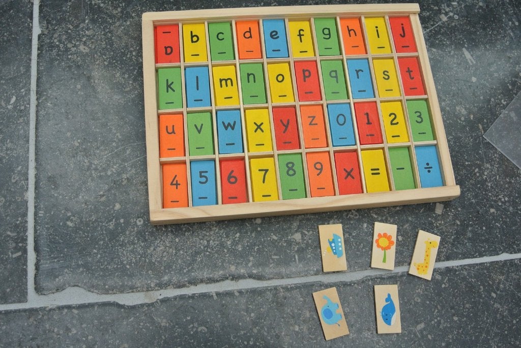 houten letters, Kinderen en Baby's, Speelgoed | Educatief en Creatief, Ophalen of Verzenden