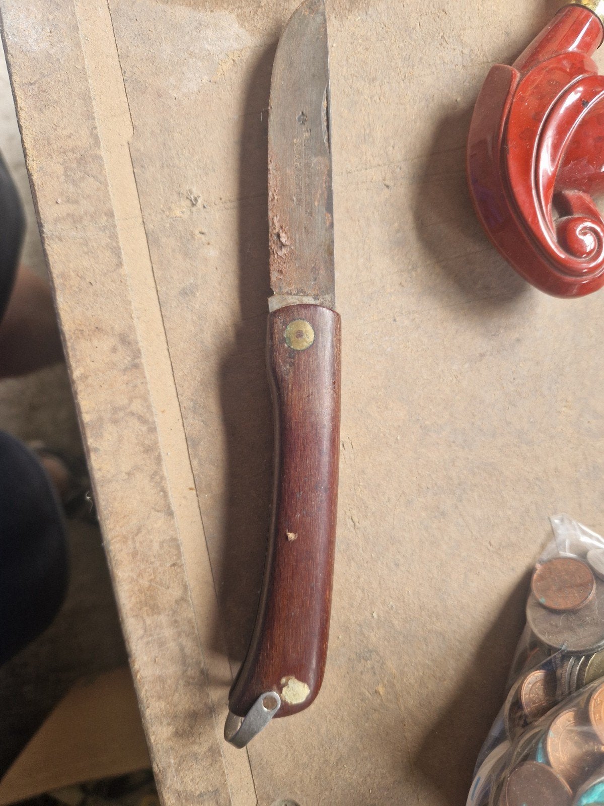 Vintage Solingen zakmes –FRIEDRICH HERDER ABRAHAM SOHN, Antiquités & Art, Antiquités | Outils & Instruments, Enlèvement ou Envoi