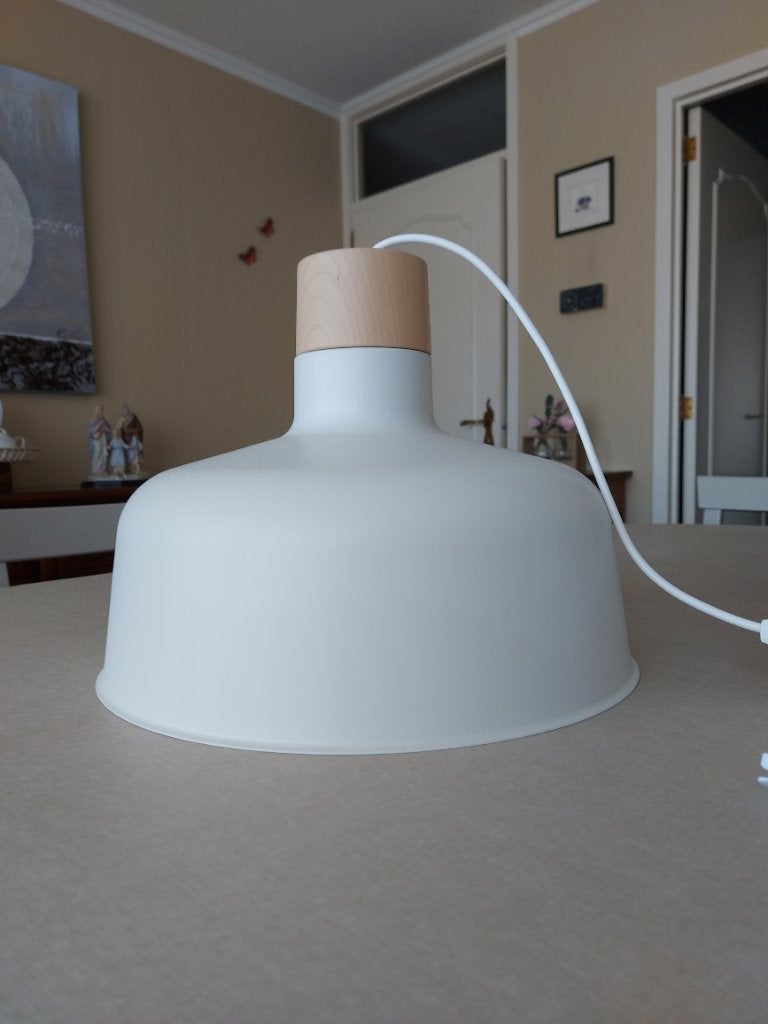 Hanglamp Bunkeflo Ikea, Huis en Inrichting, Ophalen, Zo goed als nieuw, Hout