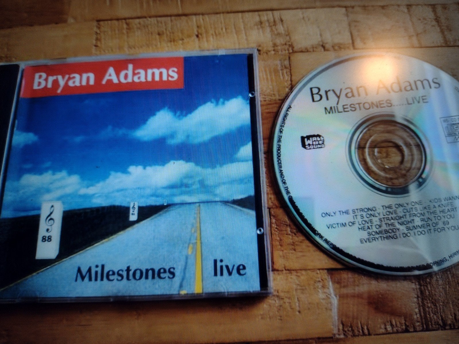 Bootleg CD: BRYAN ADAMS: MILESTONES LIVE - RHODE ISLAND 1988, Pop rock, Enlèvement ou Envoi, Album live, Comme neuf