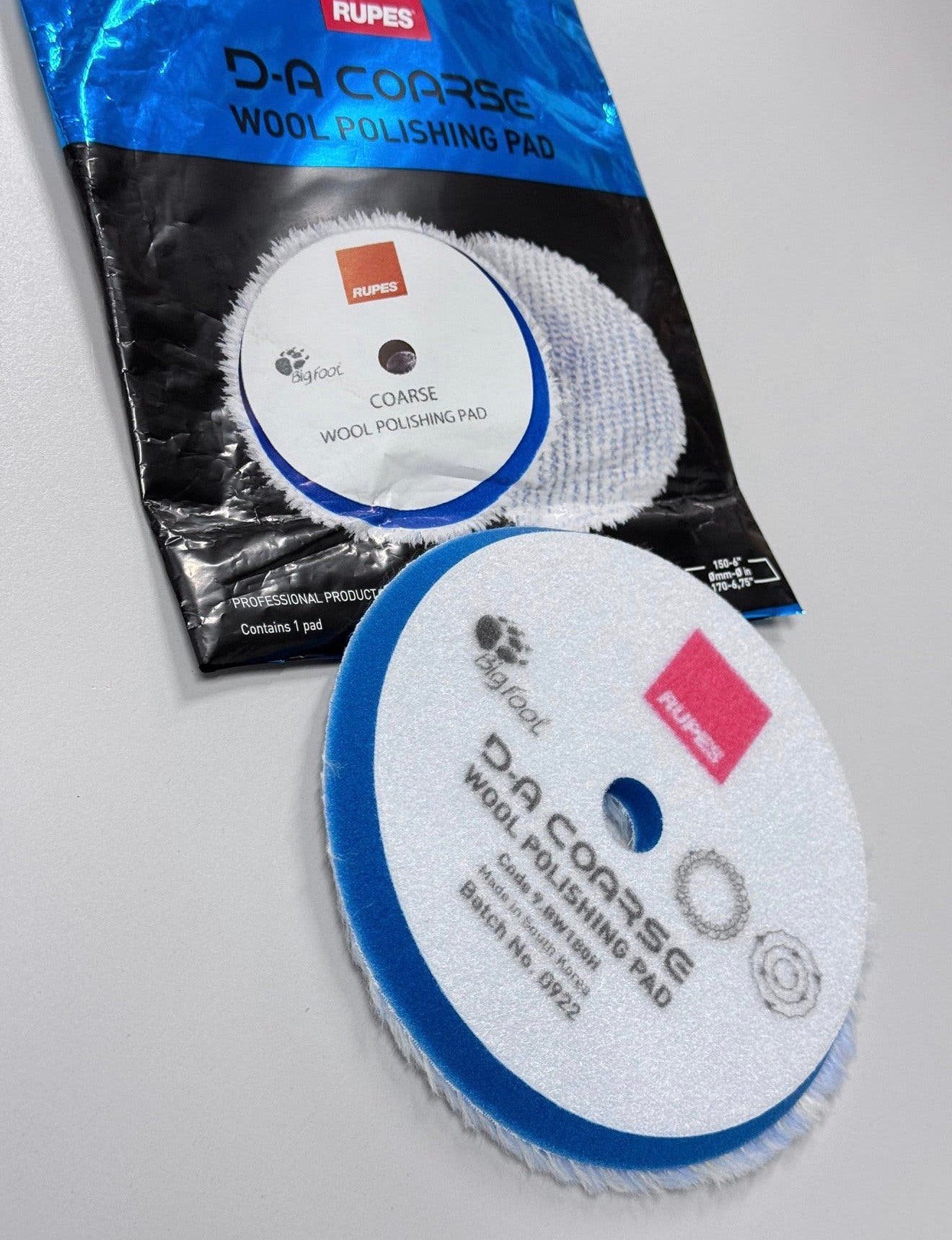 RUPES Wollen Polijstpad Grof Blauw wol 150-170mm polijst pad, Ophalen of Verzenden, Nieuw
