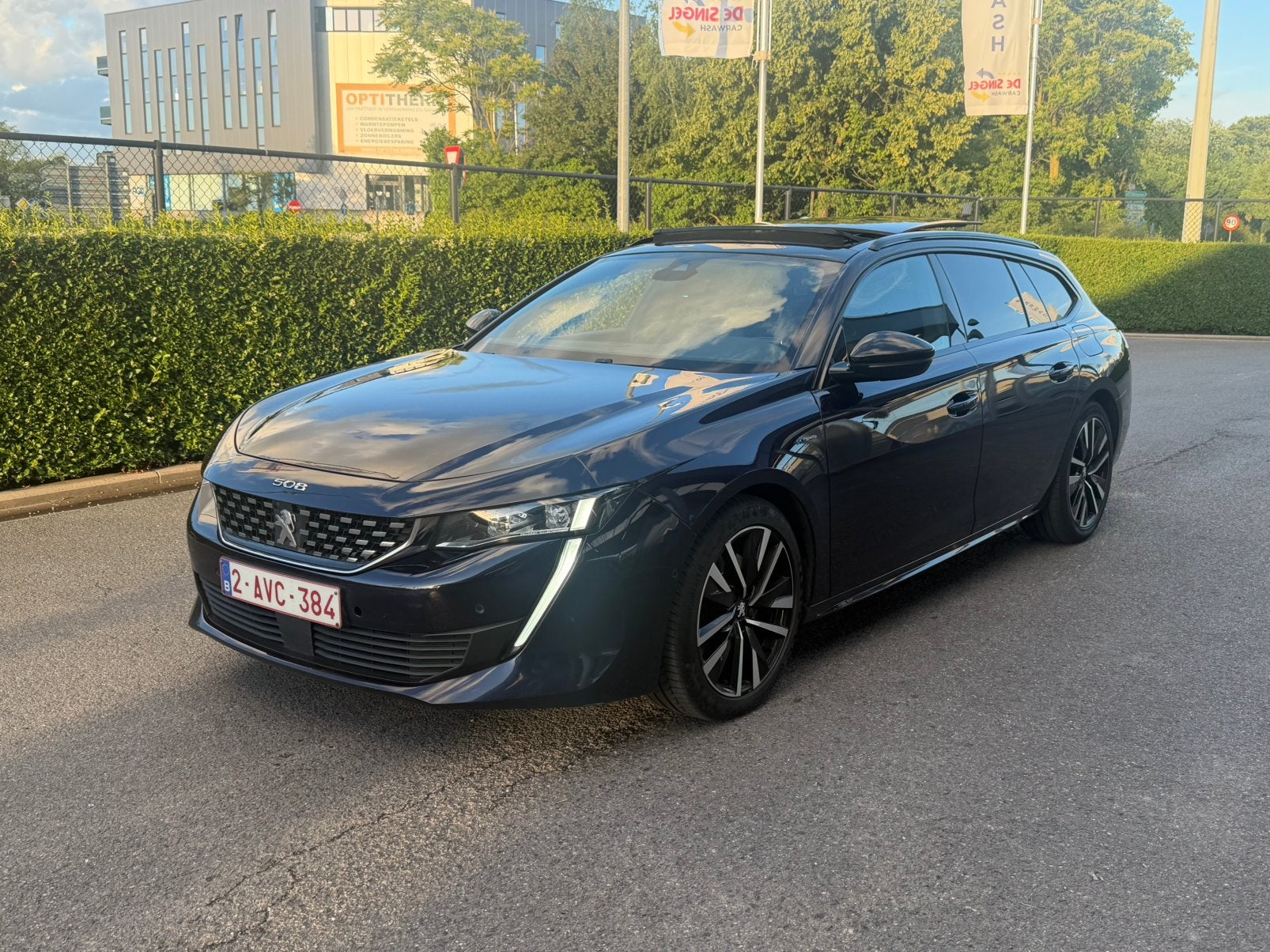 Peugeot 508 1.6 Hybrid GT Line Pano 360 cam 2021, Bedrijf, 5 deurs, Hybride Elektrisch/Benzine, 1598 cc