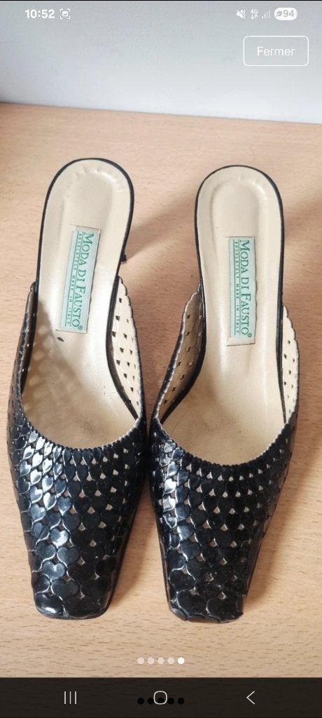 Chaussures femme, Ophalen, Zwart, Moda di fausto, Schoenen met hoge hakken