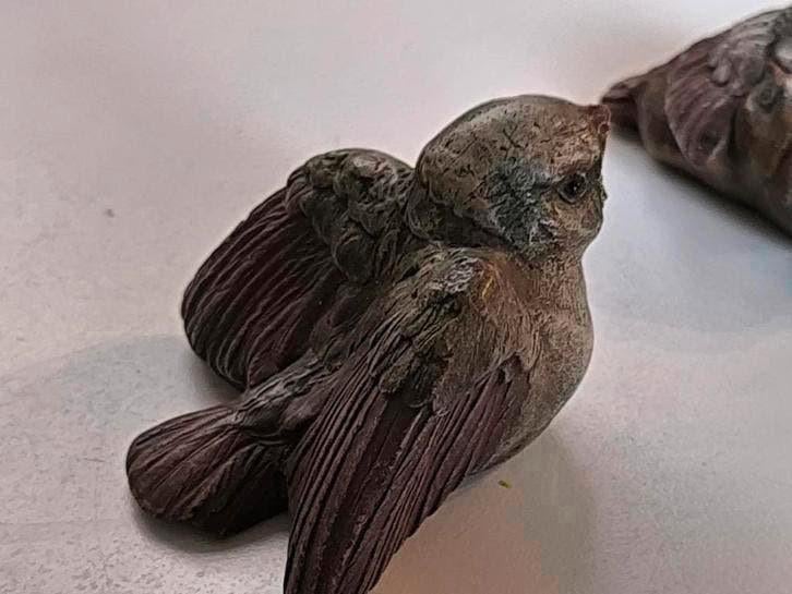 Set van 2 vogeltjes, Ophalen of Verzenden, Steen
