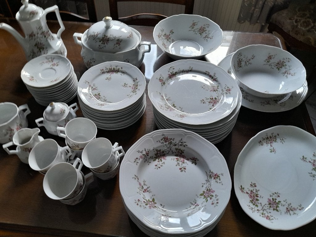 Servies, Service complet, Céramique, Enlèvement, Utilisé