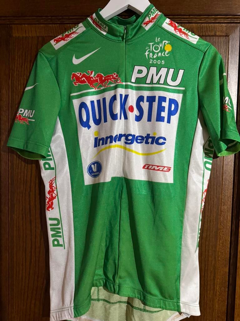 Maillot du Tour de France 2005 de Tom Boonen, Enlèvement ou Envoi, Utilisé, Vêtements