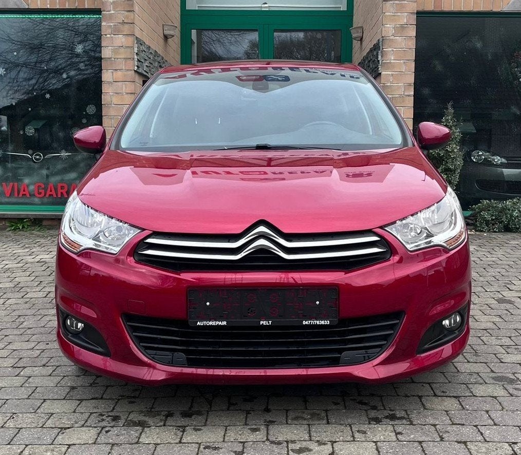 Citroën C4 * 1J GARANTIE * GEKEURD * LEZ OK * TOPSTAAT, Autos, Rouge, Euro 5, Achat, Boîte manuelle