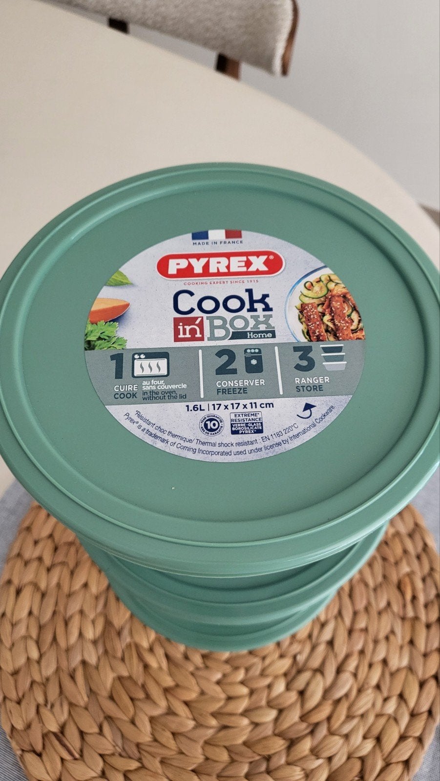 pyrex potten 1,6L €12/st, Ophalen of Verzenden, Nieuw, Glas