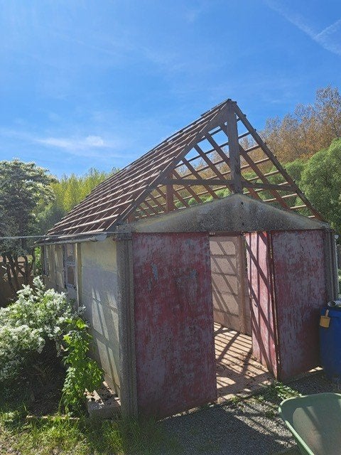 Metalen vouwdeur, Porte pliante, Enlèvement, Utilisé, Porte de garage