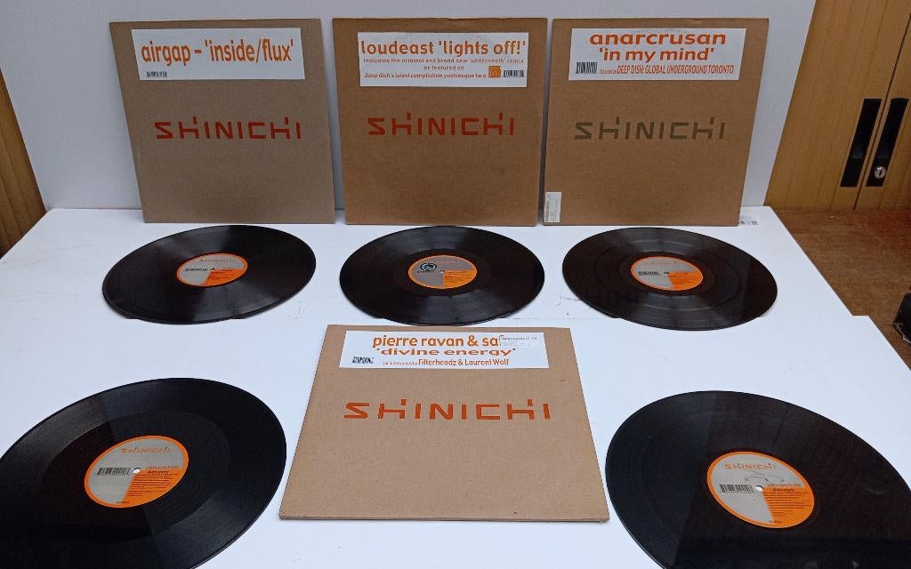 5 LP VINYL SHINICHI progressive house, Ophalen of Verzenden, Gebruikt, Overige genres