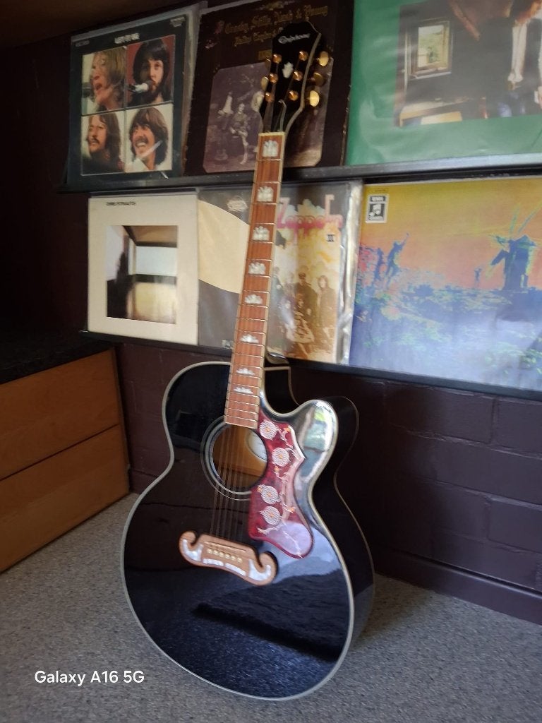Guitare acoustique Epiphone J-200, Musique & Instruments, Enlèvement, Comme neuf, Guitare Western ou Guitare Folk