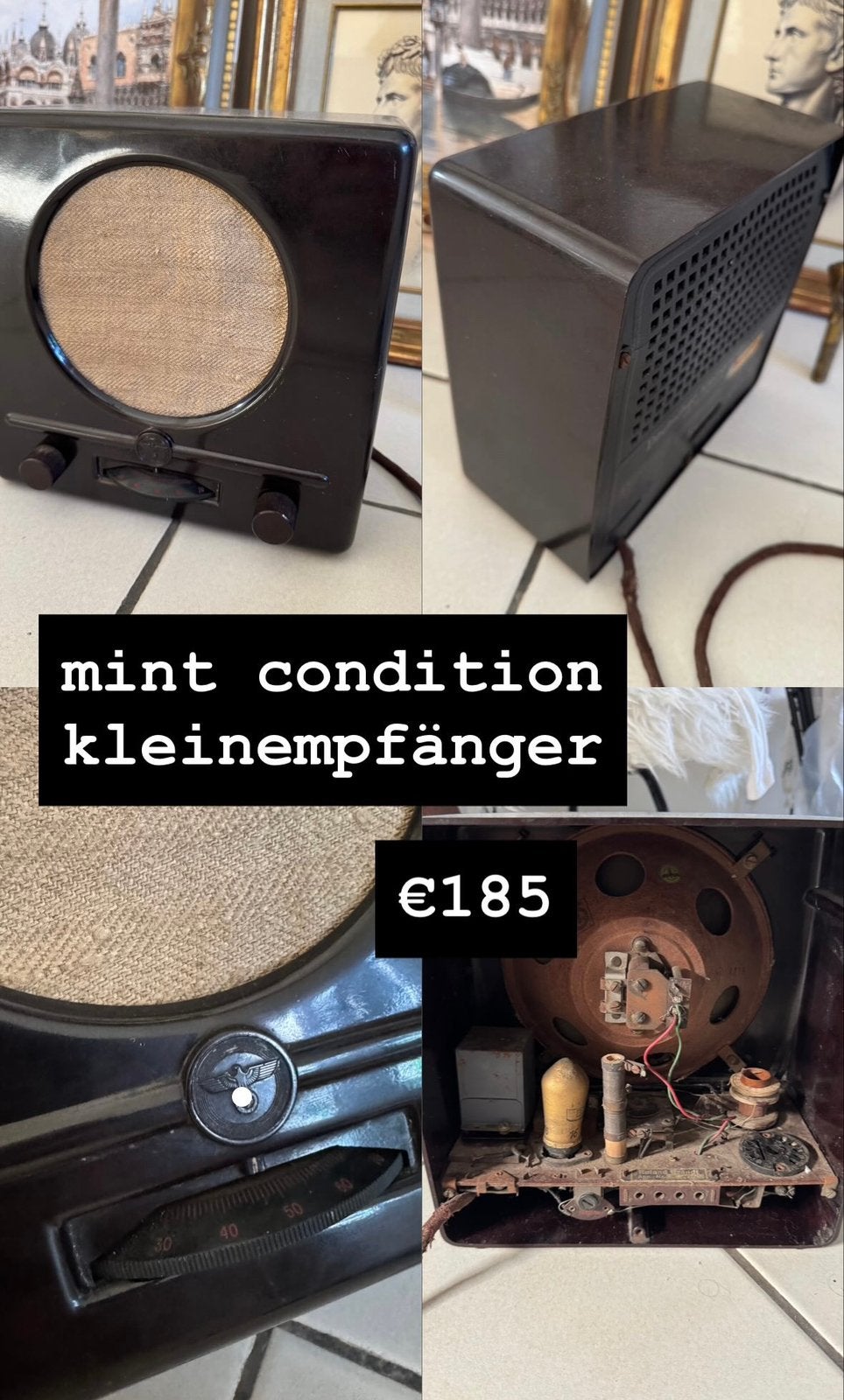 Volksradio volksempfänger kleinempfänger wo2, Ophalen