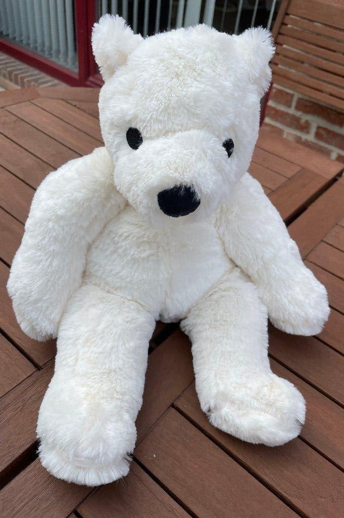 Hyper zachte en nieuwe witte teddybeer, Kinderen en Baby's, Ophalen, Nieuw, Wit, Beer