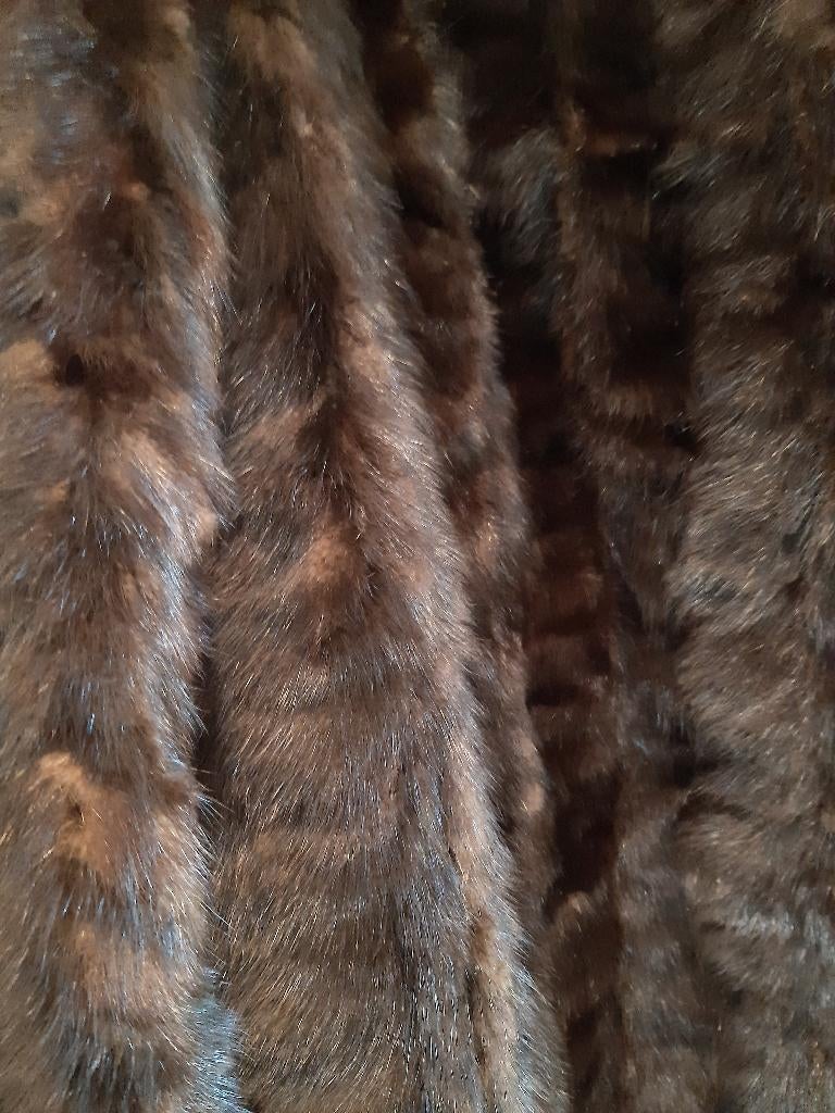Pelsmantel nerts, Kleding | Dames, Maat 38/40 (M), Bouckaert, Bruin, Ophalen of Verzenden
