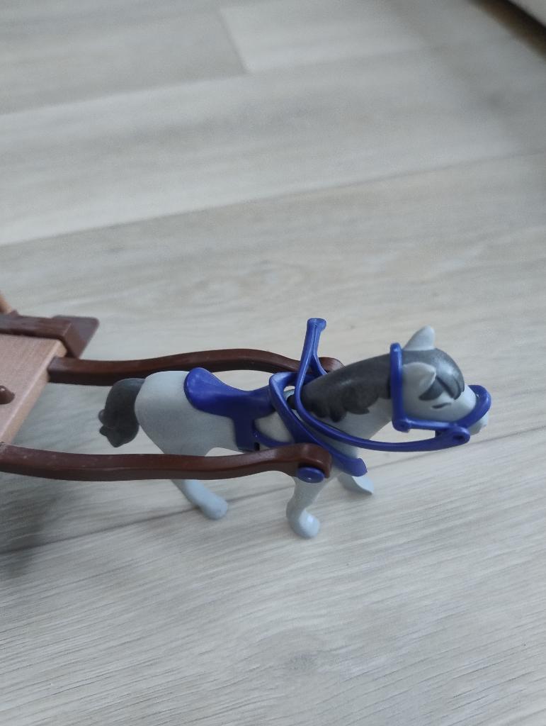 playmobil paard en kar, Ophalen of Verzenden, Nieuw, Los Playmobil