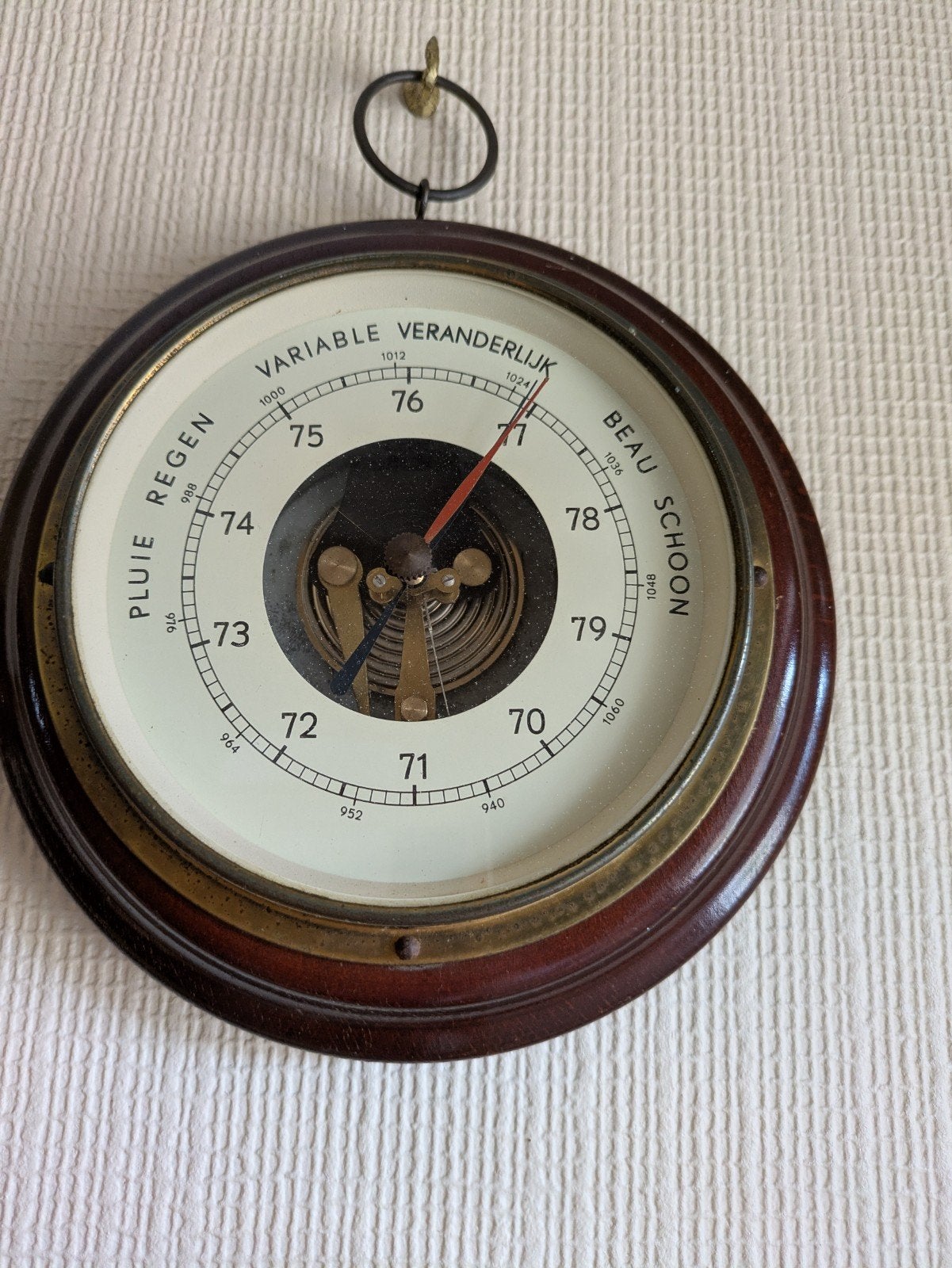 Barometer, Ophalen, Barometer