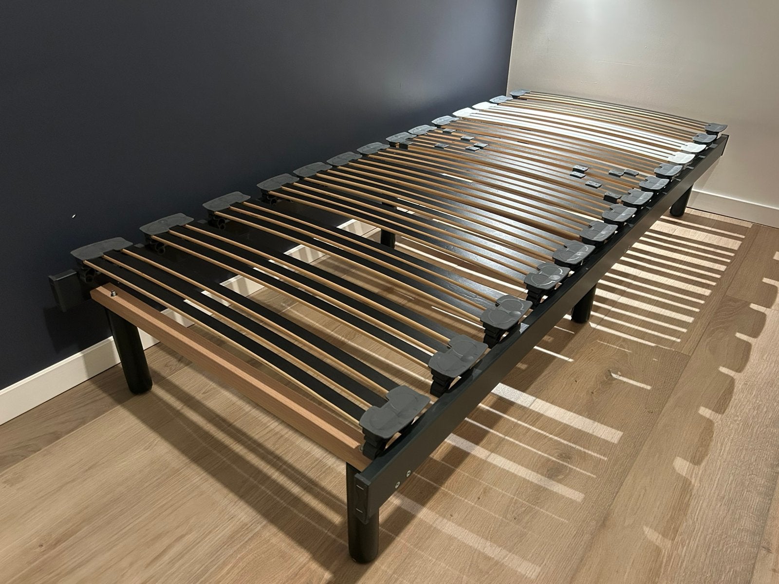 Sunrise boxspring 160cm of 2x80cm (complete set te koop), Huis en Inrichting, Ophalen, Zo goed als nieuw, Bedbodem
