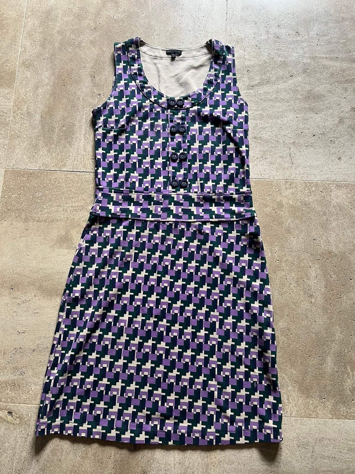 Jurkje Mer du Nord maat medium, Kleding | Dames, Jurken, Ophalen, Zo goed als nieuw, Maat 38/40 (M), Paars