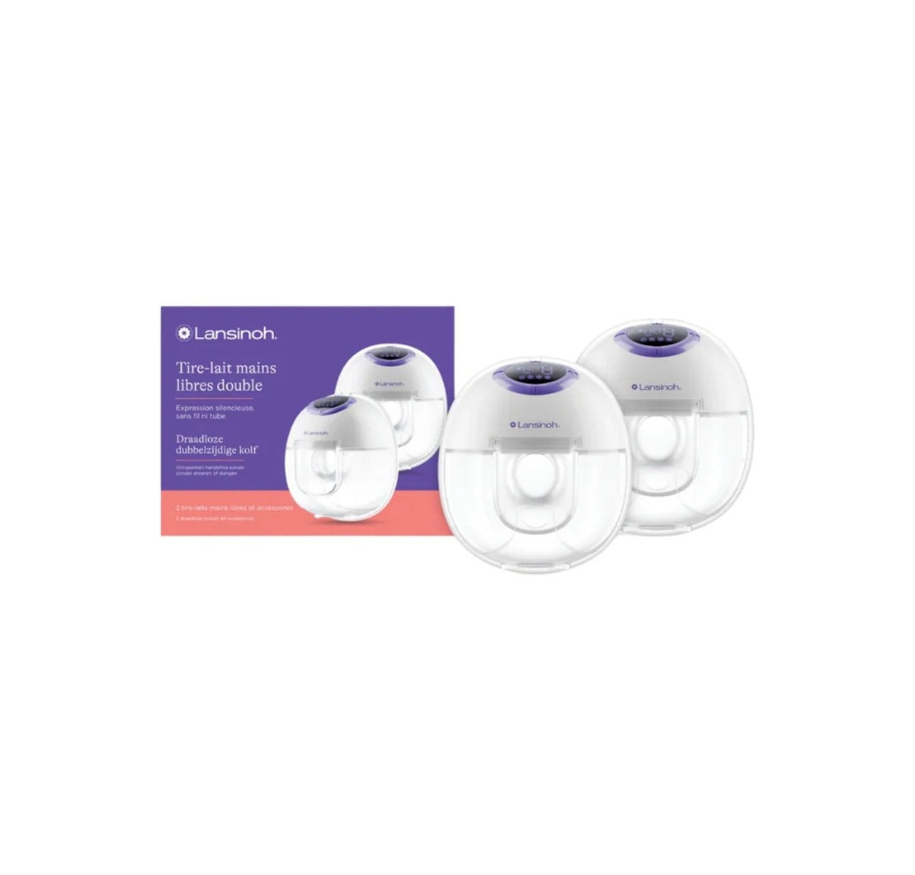 Lansinoh Dubbele elektrische borstkolf handsfree, Ophalen, Handsfree, Borstkolf