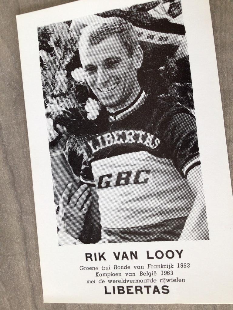 Wielerkaart bk 1963 team libertas rik van looy, Envoi, Comme neuf