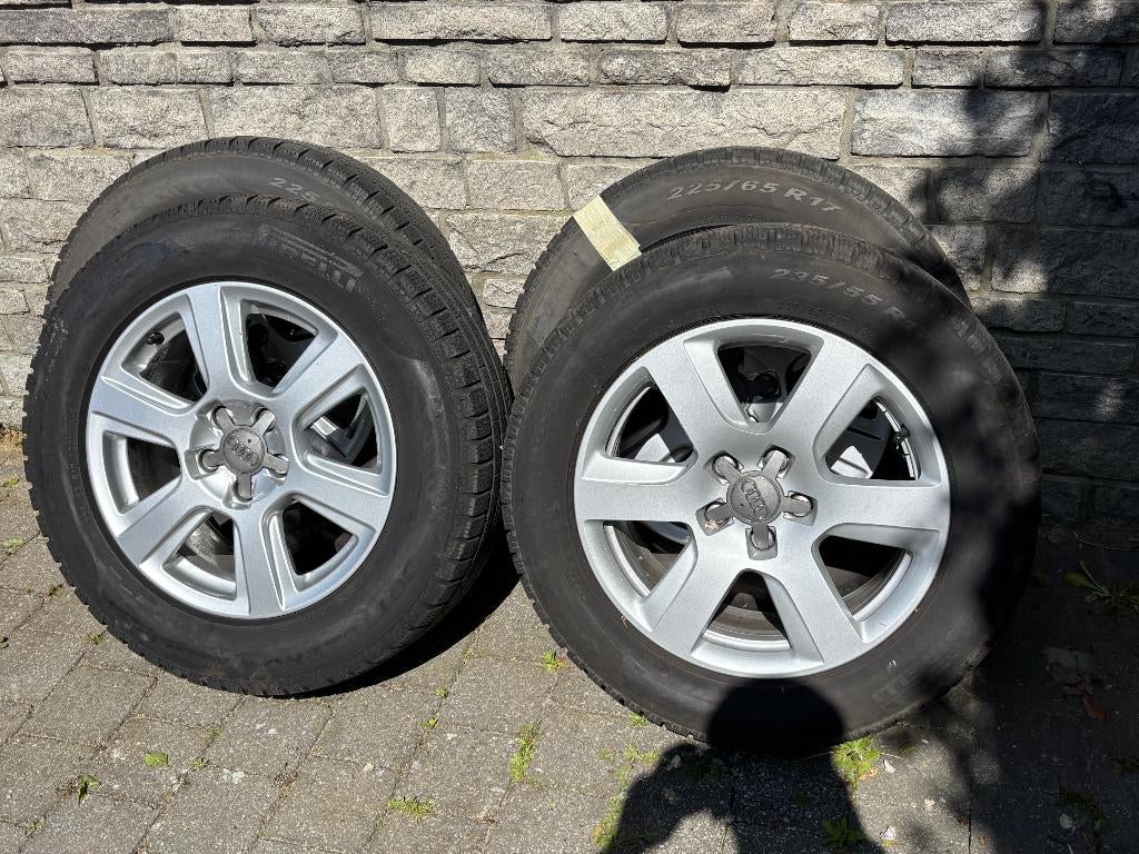 Banden Pirelli  + Velgen Audi A7/A6/A5 17inch, Auto-onderdelen, Banden en Velgen, Ophalen, Gebruikt, 17 inch, Winterbanden