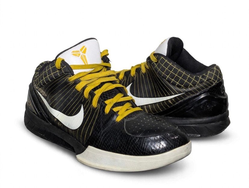 RARENike Zoom Kobe 4 IV Del Sol noir jaune Mamba, Kleding | Heren, Verzenden, Zo goed als nieuw, Zwart