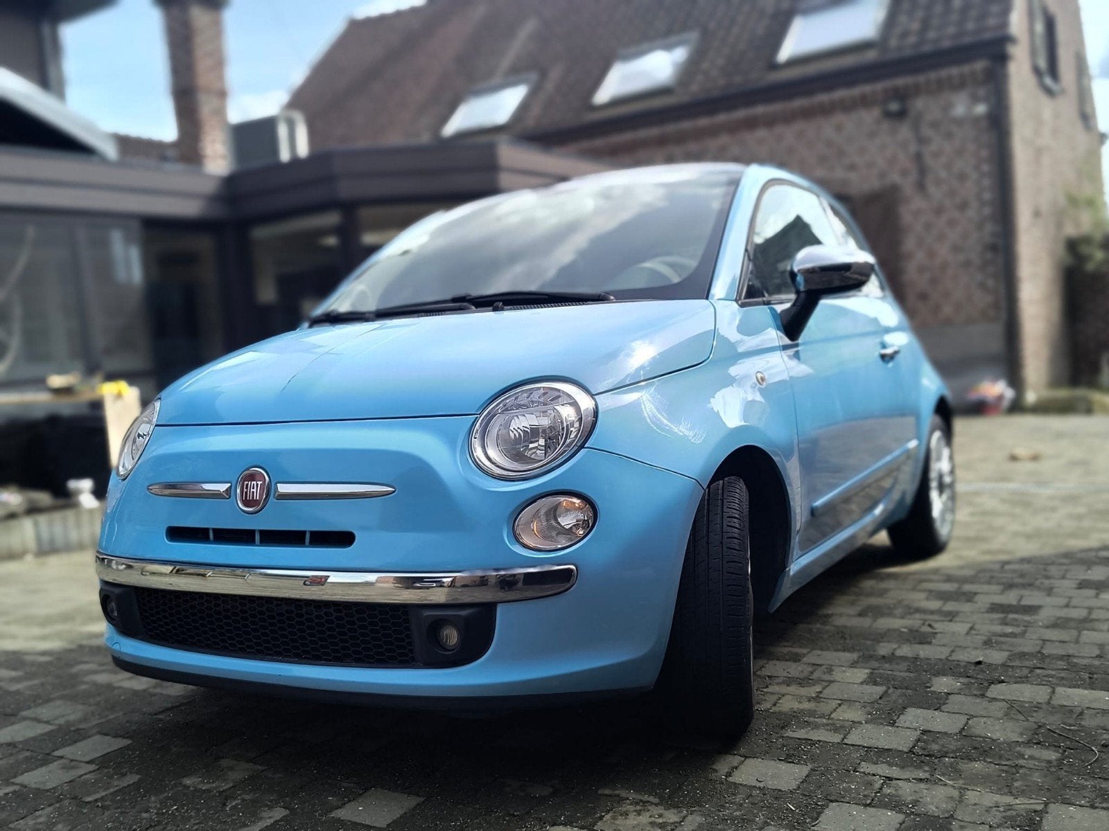 Fiat 500, Autos, Fiat, 1242 cm³, Euro 5, Achat, Bleu