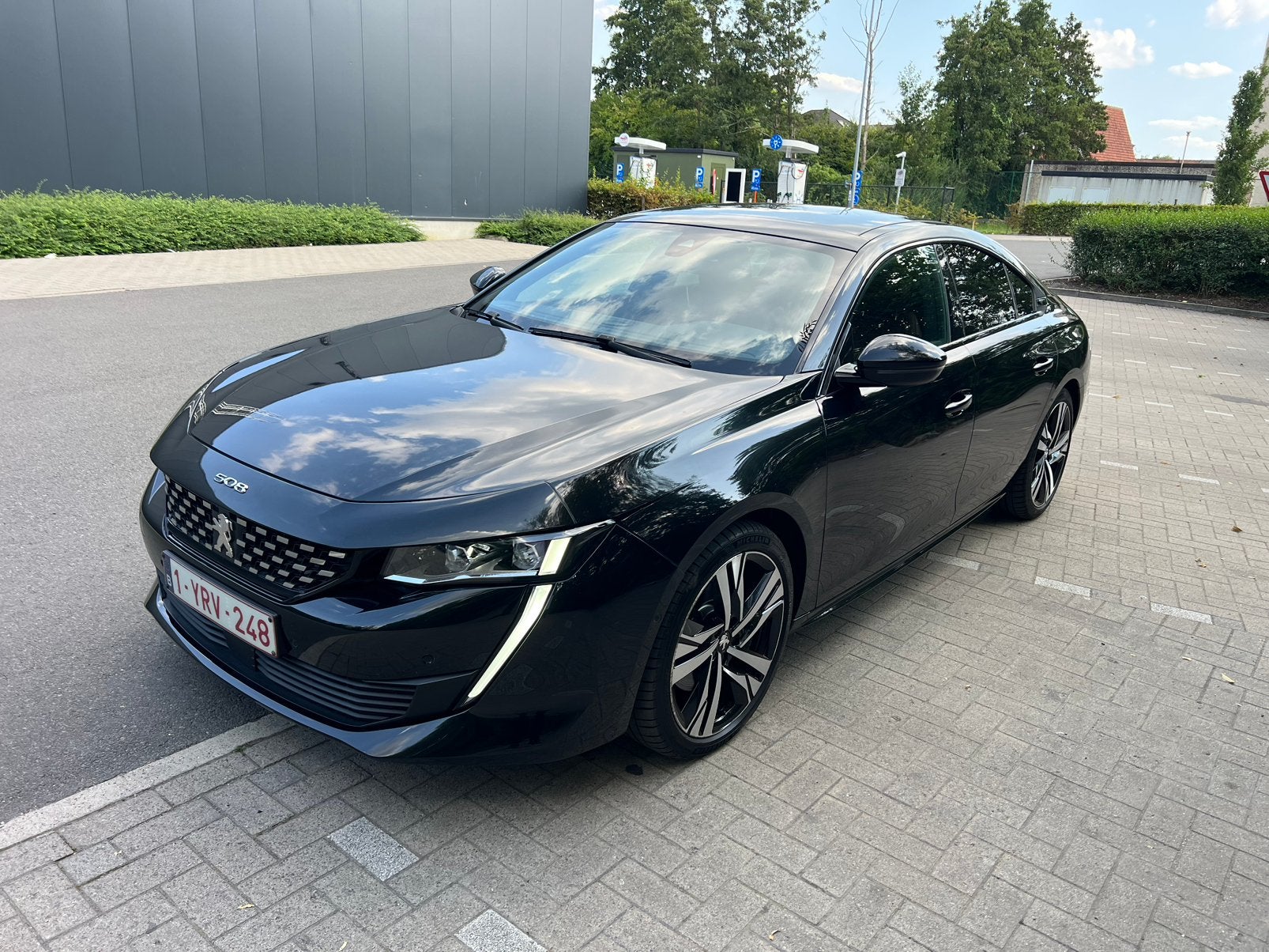 Peugeot 508 blue hdi, Auto's, Dealer onderhouden, Euro 6, Zwart, Leder