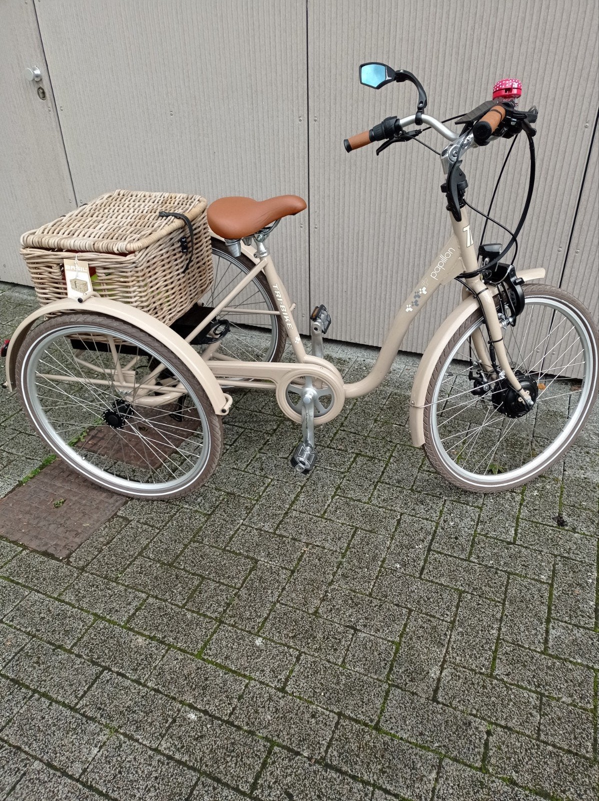 Electrische driewieler tribike nieuwstaat slechts 115 km mee, Ophalen, Nieuw, Schijfrem, Tribike