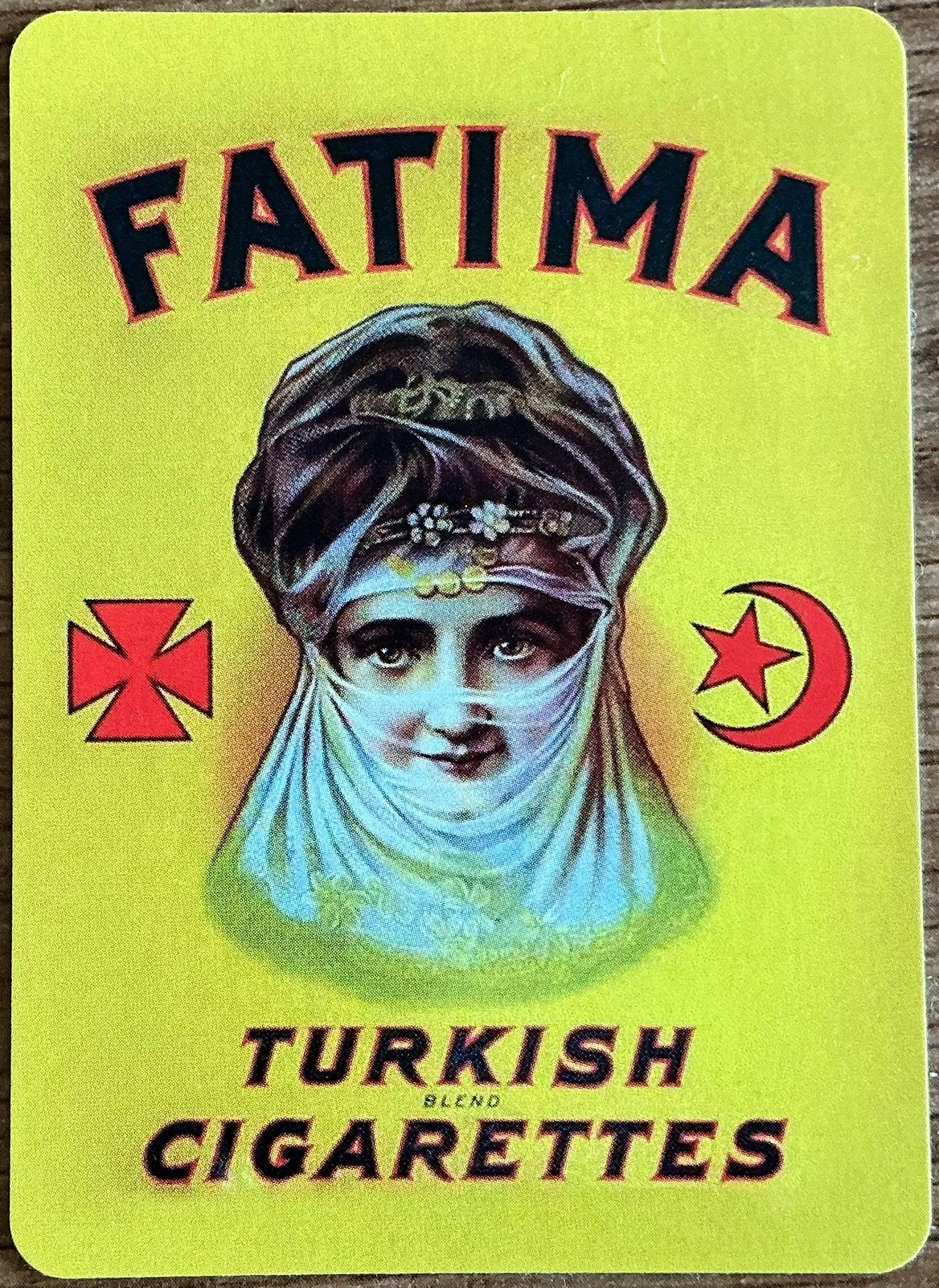 J'ai parlé à CIGARETTES FATIMA, Enlèvement ou Envoi, Comme neuf, Carte(s) à jouer