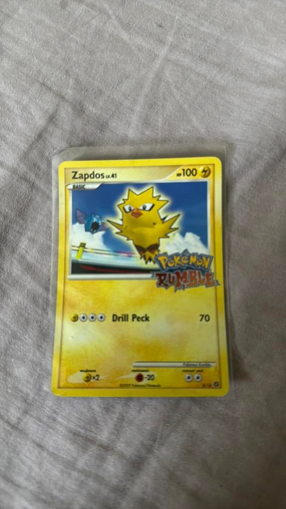 Pokemon Rumble - Zapdos, Ophalen of Verzenden, Zo goed als nieuw