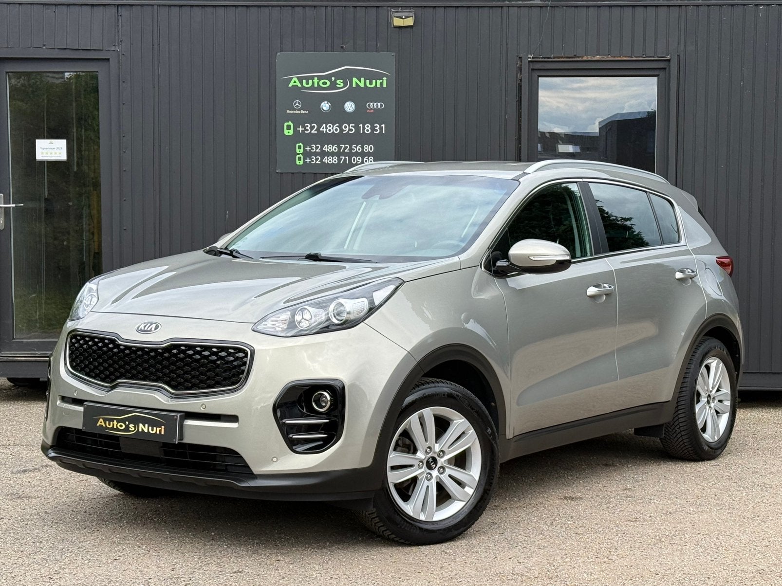 Kia sportage 1.6i benzine manueel 115.000km, Autos, Kia, Cuir, Achat, Euro 6, Entreprise